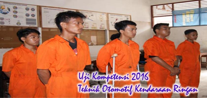 Uji Kompetensi 2016 - Teknik Otomotif